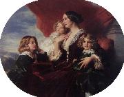 Franz Xaver Winterhalter Elzbieta Branicka, Countess Krasinka and her Children oil painting picture wholesale